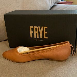 regina leather ballet flat